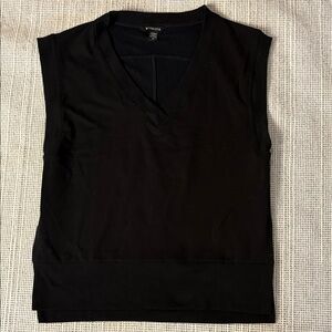 Athleta Black V-Neck sleeveless  Tee or vest